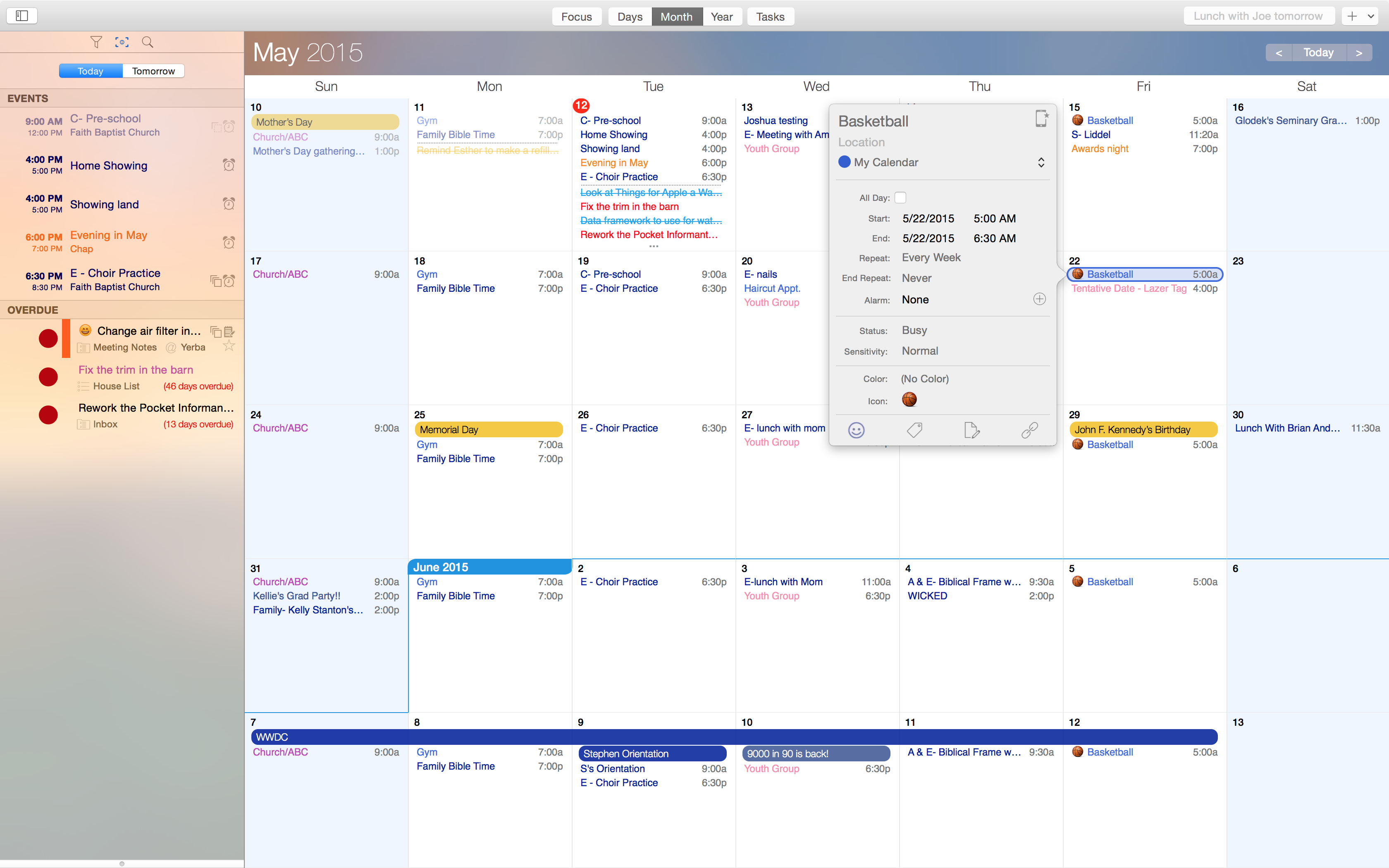 best calendar app for mac os x