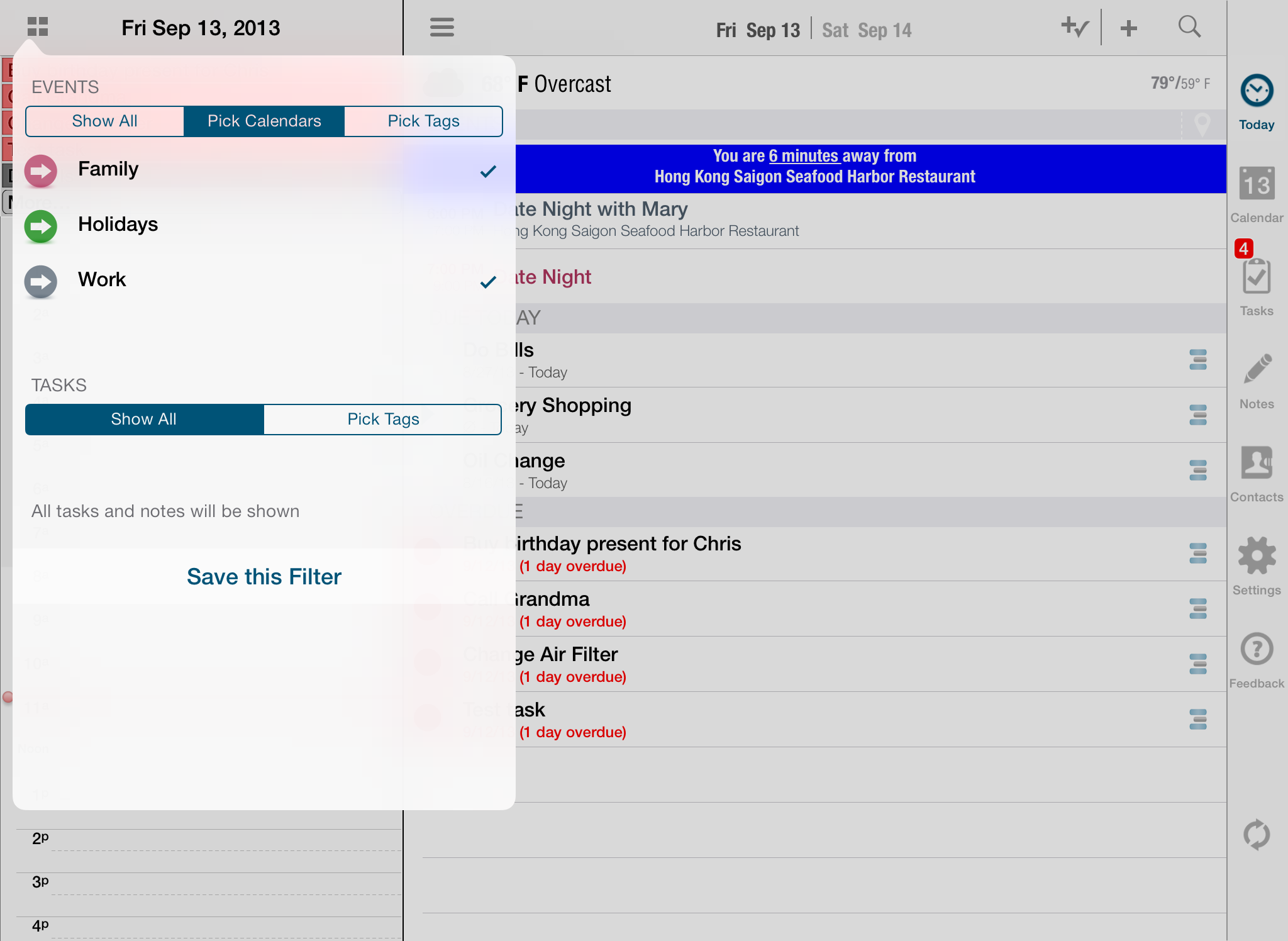 iPad Screenshot 11 Pocket Informant