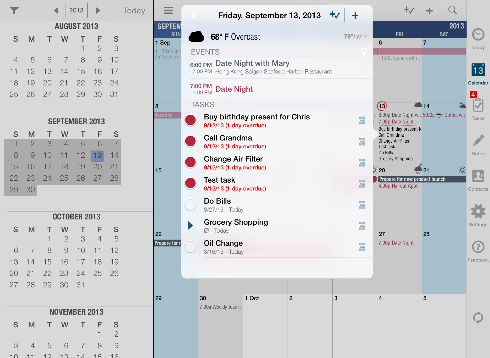 iPad Screenshot 6 Pocket Informant