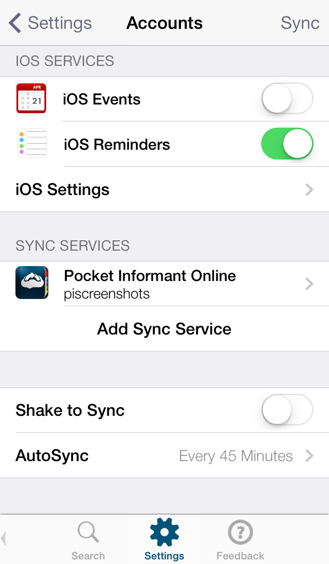 iPhone 4Inch Screenshot 41 Pocket Informant