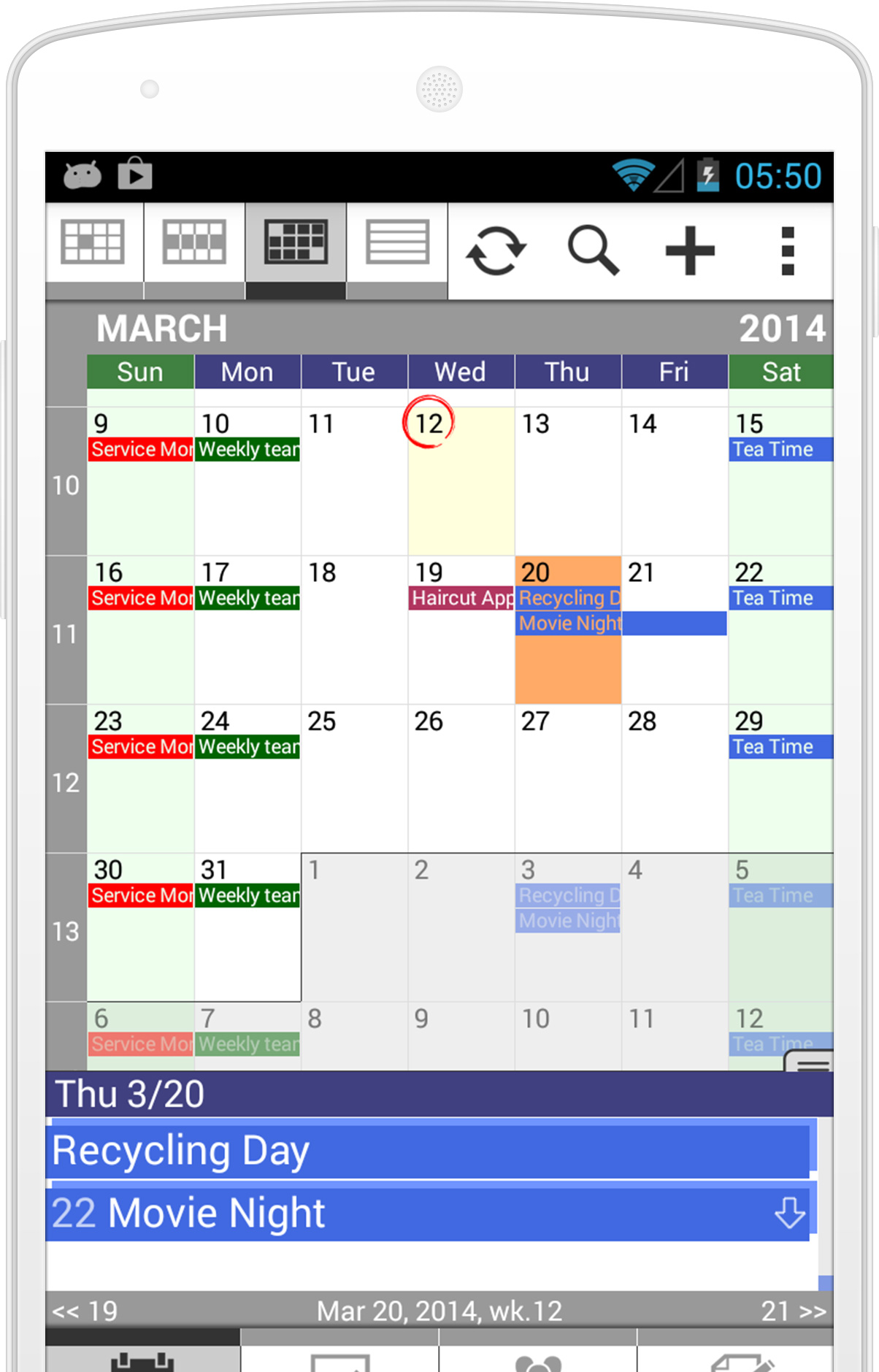 Android Calendar