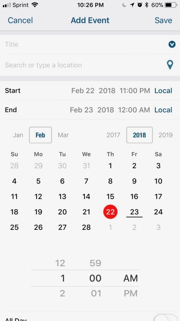 Time Picker Changes Coming to Informant 5 for iOS Pocket Informant