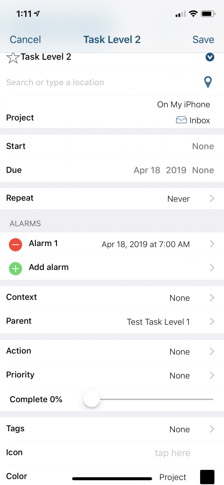 Subscribed vs Free Pocket Informant 5 for iOS … Pocket Informant