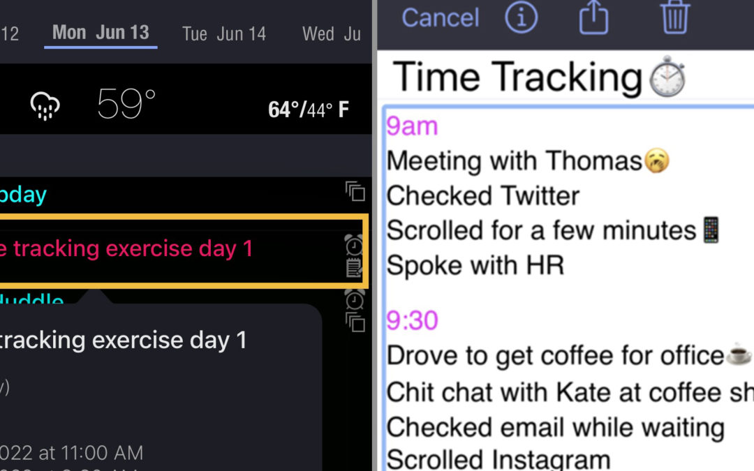 If your time is lacking, try time tracking!