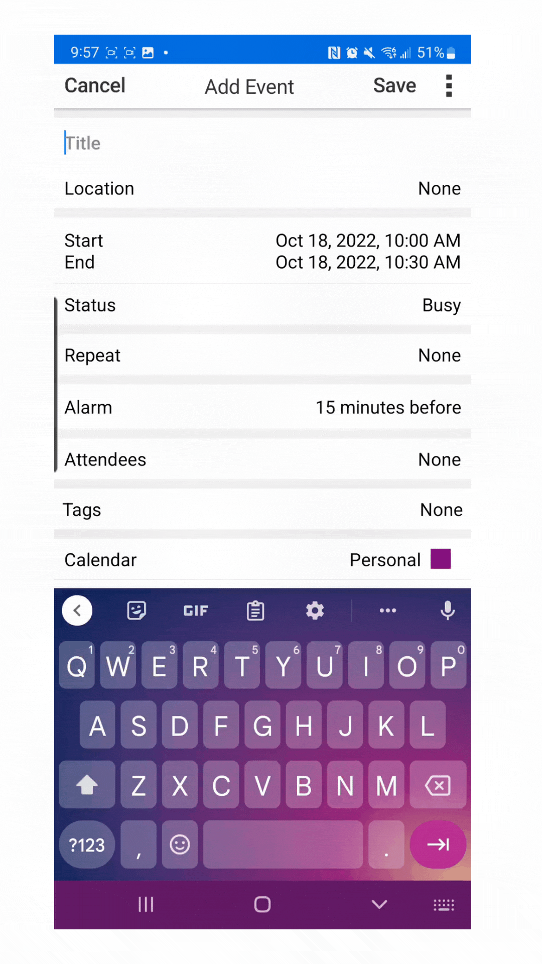 Android Informant Smart Title