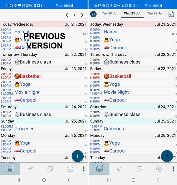 Android Before And After