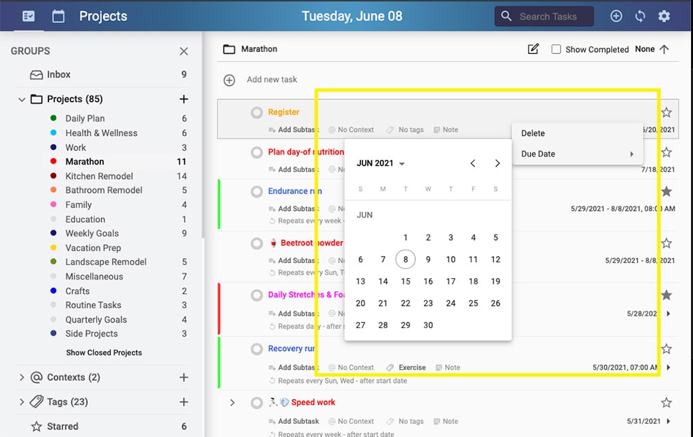 Context-menu-rightclick