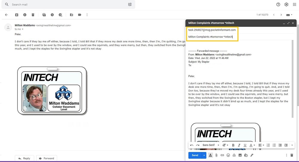 Email-to-Task-Email-Forward