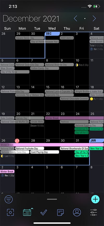 Subscribed-Calendar-iOS
