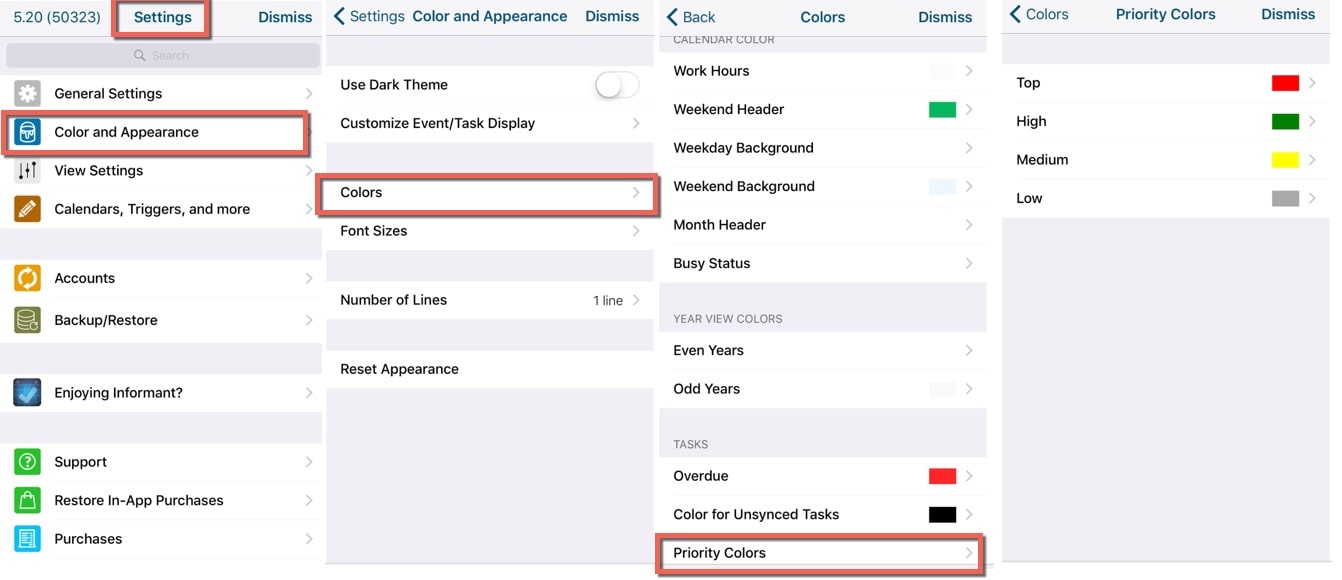 Task-Priority-Colors