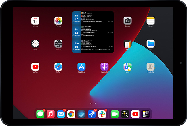 iPad-os15-widgets