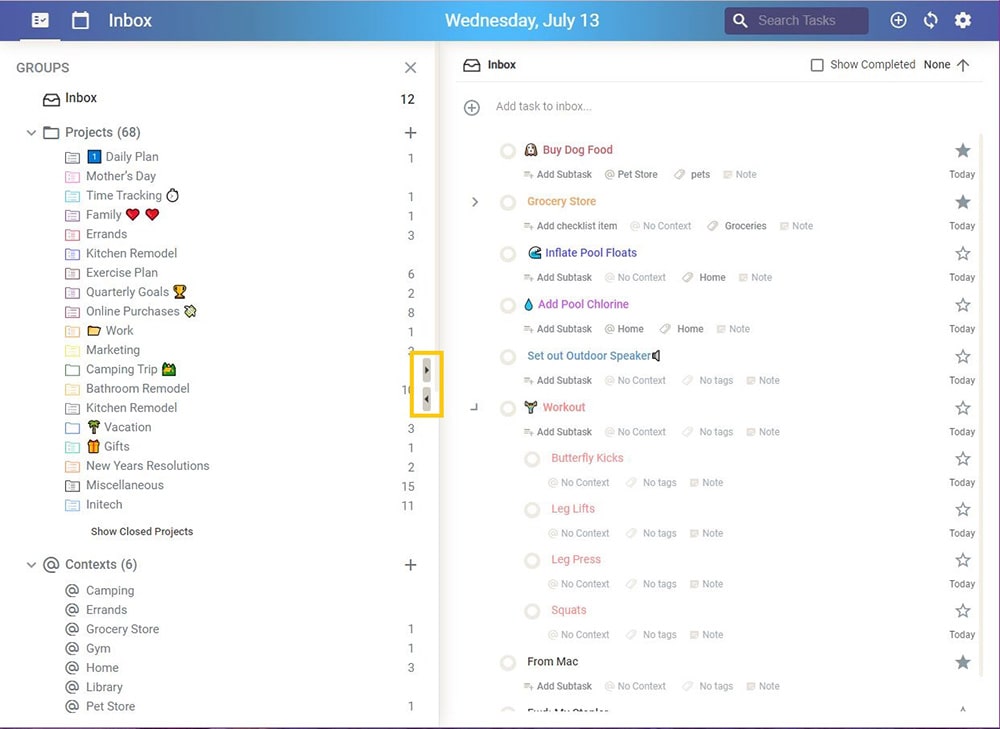 Panel Resize for Web