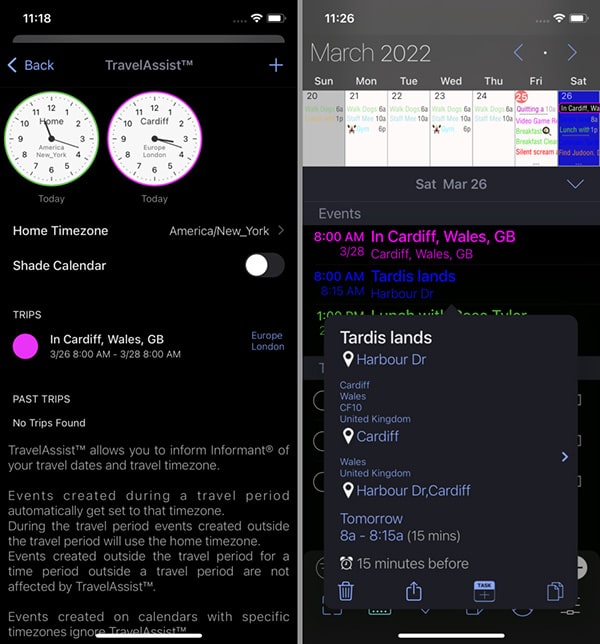Travel-assist-tardis